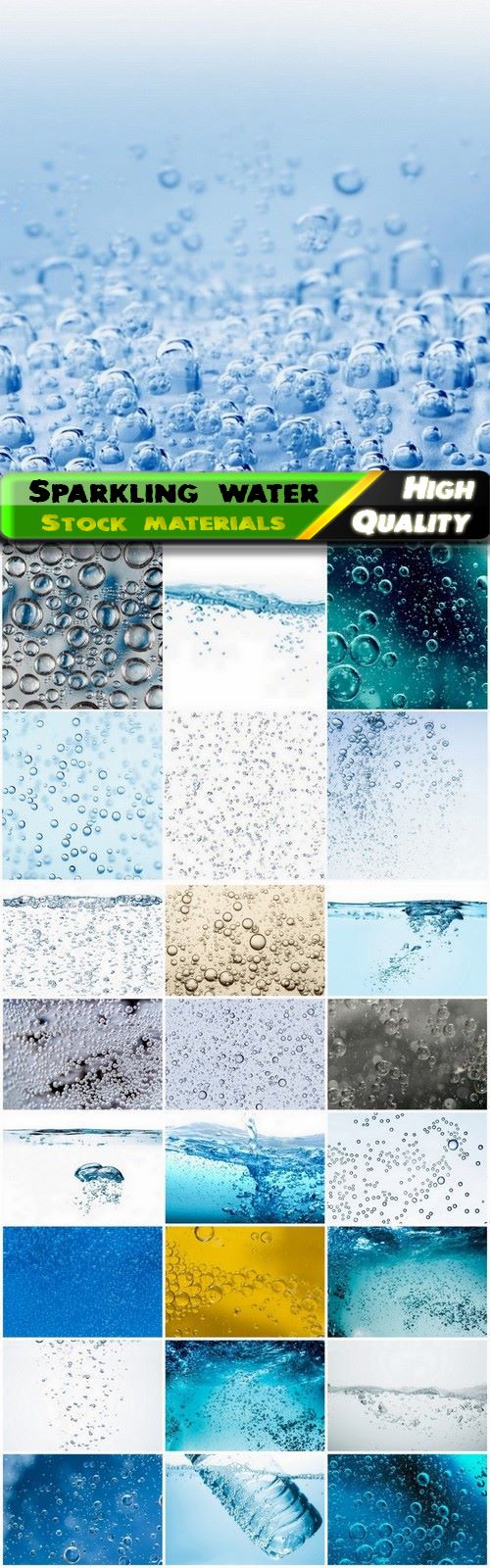 Clear fresh sparkling water with air bubbles 25 HQ Jpg