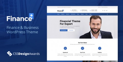 Download Nulled FinancePlus v1.4 - Finance & Business WordPress Theme product pic
