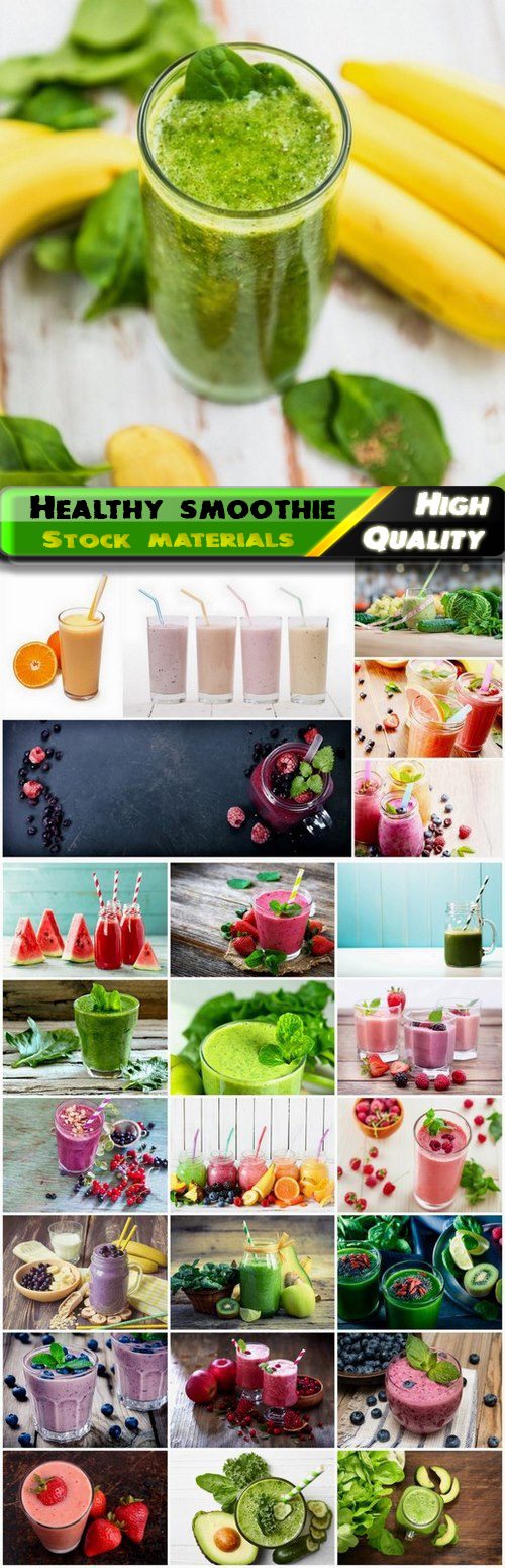 Fruit and vegetable smoothie cocktail healthy food 25 HQ Jpg