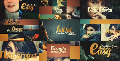 Easy Slideshow 17424495 - Project for After Effects (Videohive)