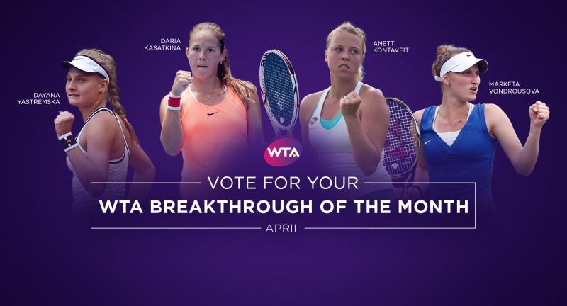 WTA: Ястремская номинирована на звание "Прорыв месяца"