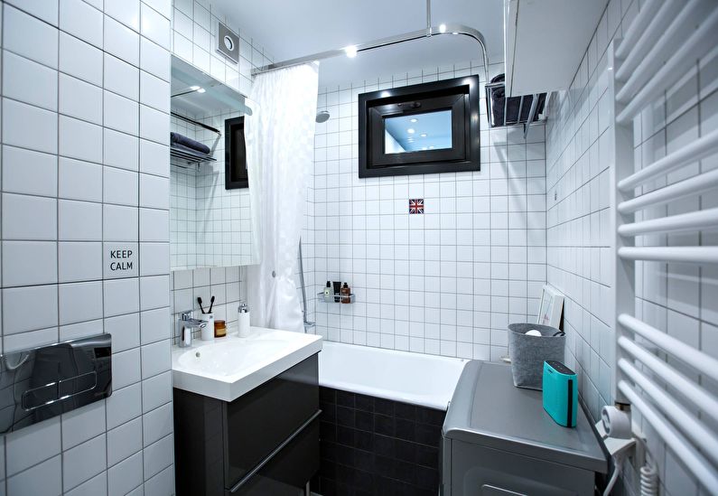 Дизайн ванной комнаты 4 кв