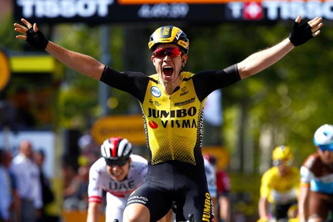 «Тур де Франс». Ваут ван Арт выиграл 10-й этап (+Видео)