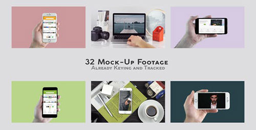 Mock-Up Real Footage Mobile and Laptop - Project for After Effects (Videohive)