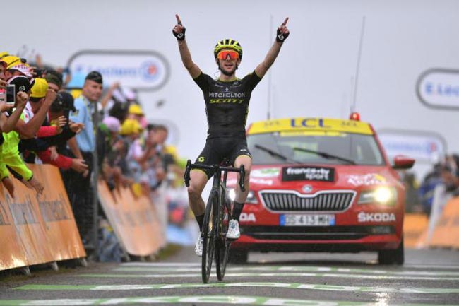 «Тур де Франс». Британец Саймон Йейтс выиграл 15-й этап (+Видео)