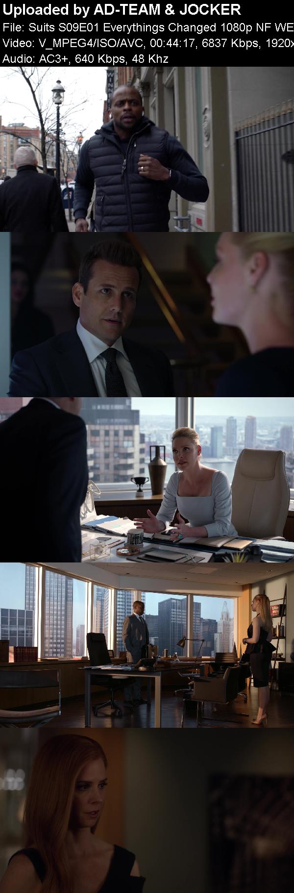 Suits S09e01 Everythings Changed 1080p Nf Web-dl Dd+5 1 X264-ajp69