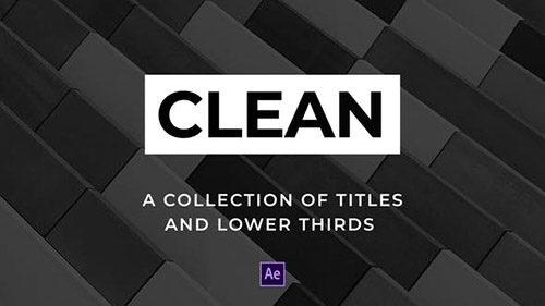 Clean Titles and Lower Thirds - Project for After Effects (Videohive)