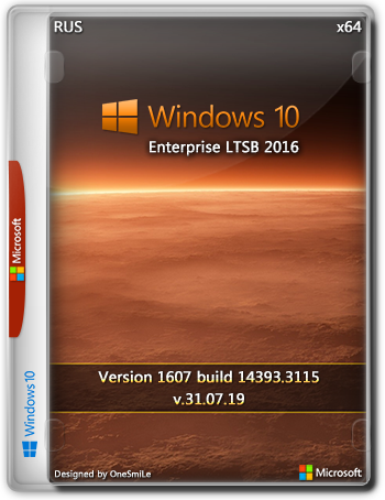 Windows 10 Enterprise LTSB 2016 14393.3115 by OneSmiLe (x86-x64) (2019) {Rus}