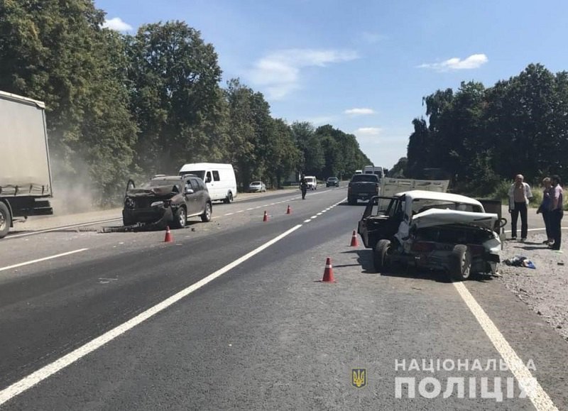 Пятеро ребятенков потерпели в ДТП в Винницкой области