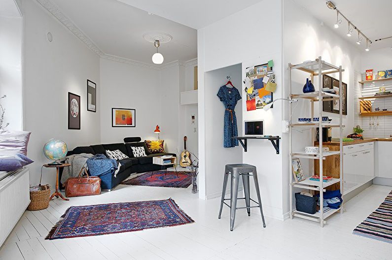 Дизайн квартиры-студии - 75 фото, идеи интерьеров