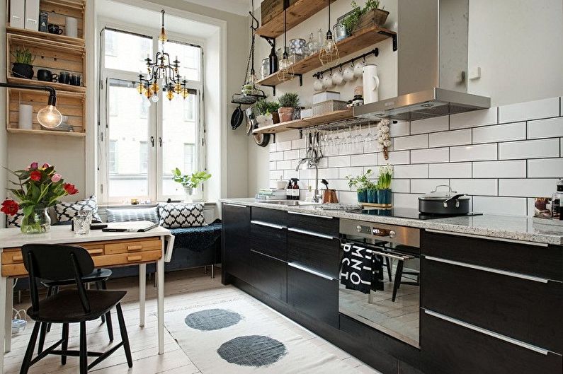 Дизайн кухни в скандинавском стиле - 80 фото интерьеров, идеи для ремонта