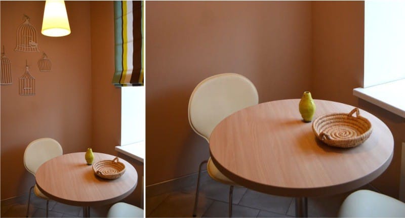 Круглый и овальный стол в интерьере кухни (60 фото)