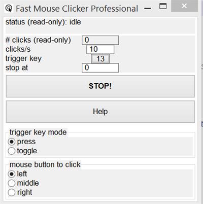 Fast Mouse Clicker Professional 2.1.5.1