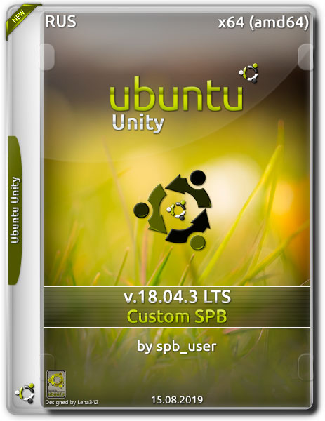 Ubuntu Unity x64 v.18.04.3 LTS Custom SPB (RUS/2019)