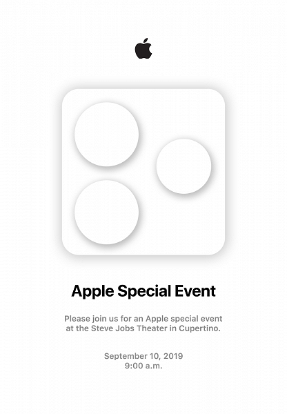 Официально: iPhone XI представят 10 сентября в штаб-квартире Apple
