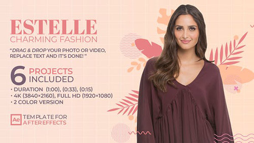 Estelle Charming Fashion - Stylish Clothing Sale - Project for After Effects (Videohive)