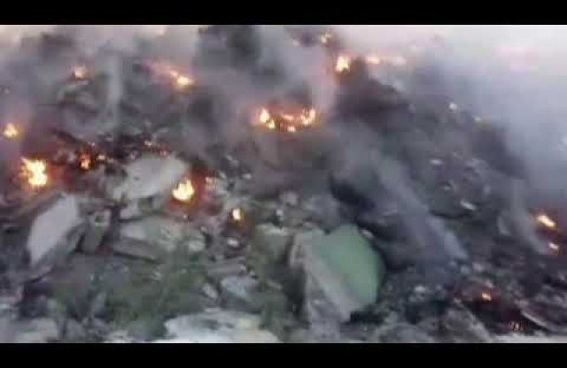 Вісті з Полтави - Рятувальники третю добу гасять пожежу на сміттєзвалищі під Кременчуком