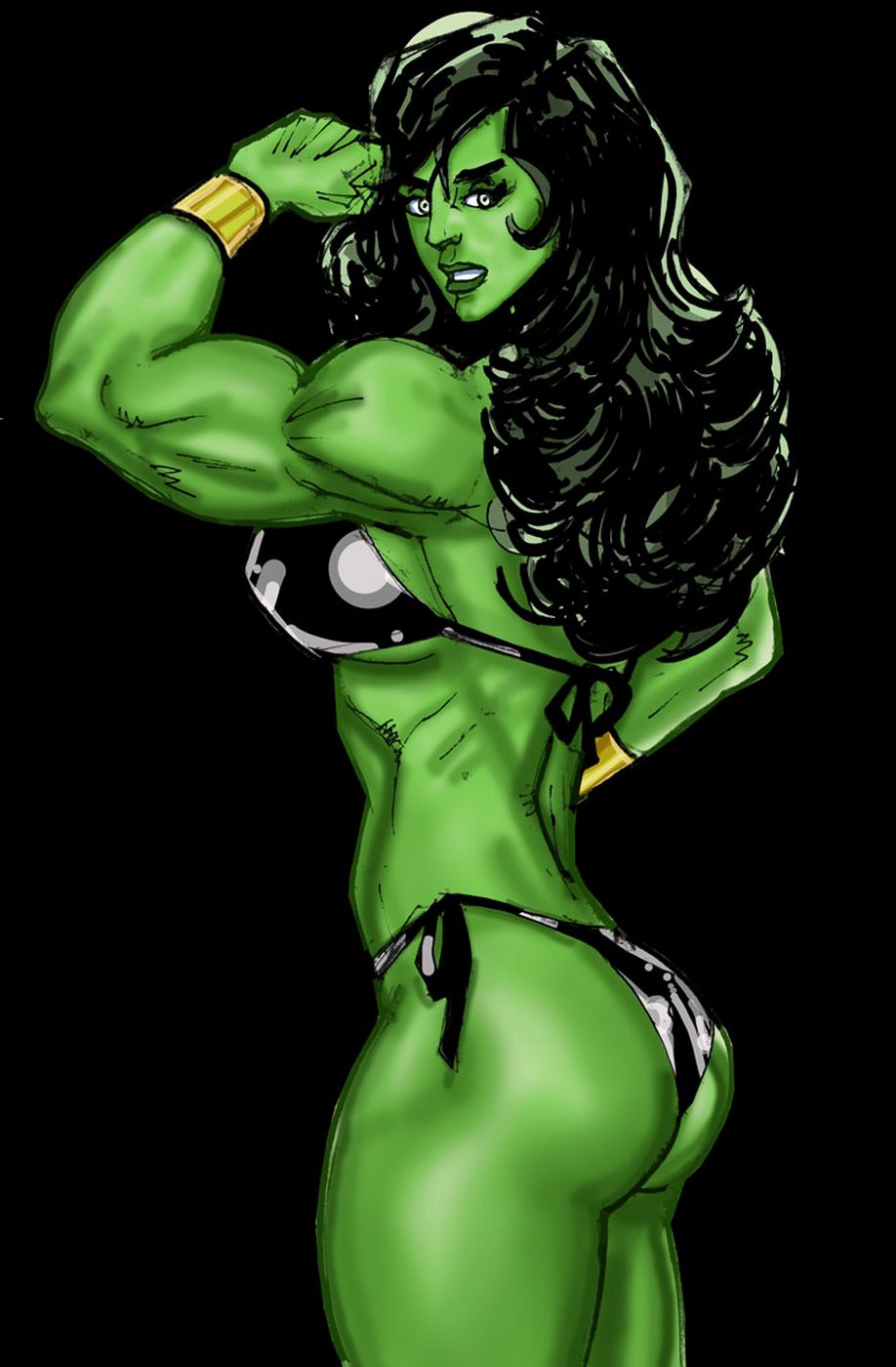SuperPoser - Green With Lust - Hulk