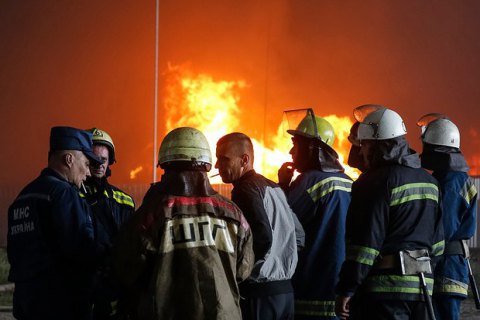 На газовой скважине в Сумской области приключился пожар