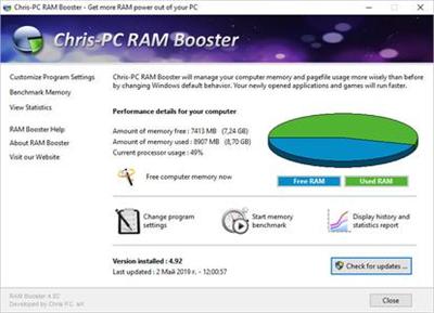Chris PC RAM Booster 5.00
