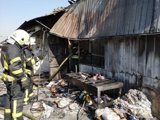 В Киеве пламенел базар: есть потерпевшая(фото, видео)