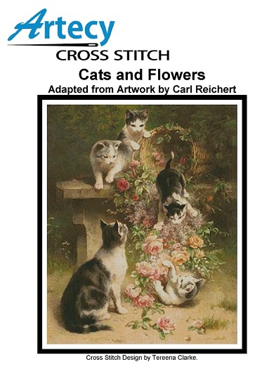 Cats and Flowers (Artecy Cross Stitch)