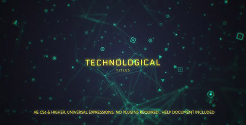 Technological Titles - Project for After Effects (Videohive)