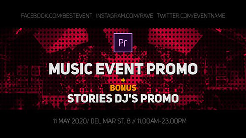 Music Event Promo 21489160 - Premiere Pro Templates (Videohive)