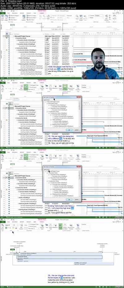 Microsoft Project: MS Project 2013, 2016 &2019 comp./ 8 pdus