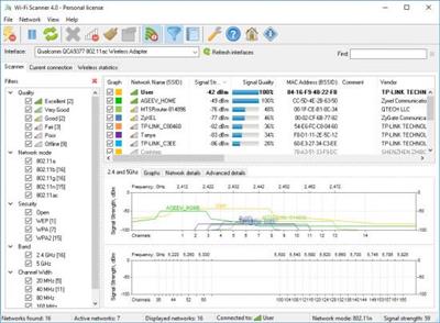 LizardSystems Wi Fi Scanner 4.7.0.187