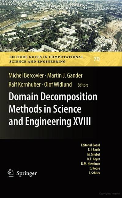 Domain Decomposition Methods in Science and Engineering XXII (Lecture Notes in Com...